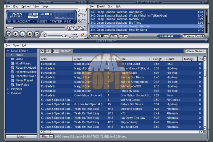برنامج Winamp الجديد برنامج Winamp الجديد